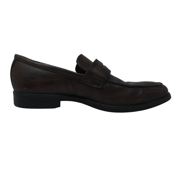 Ecco Melbourne Brown Leather Penny Loafers Mens10 main image 6